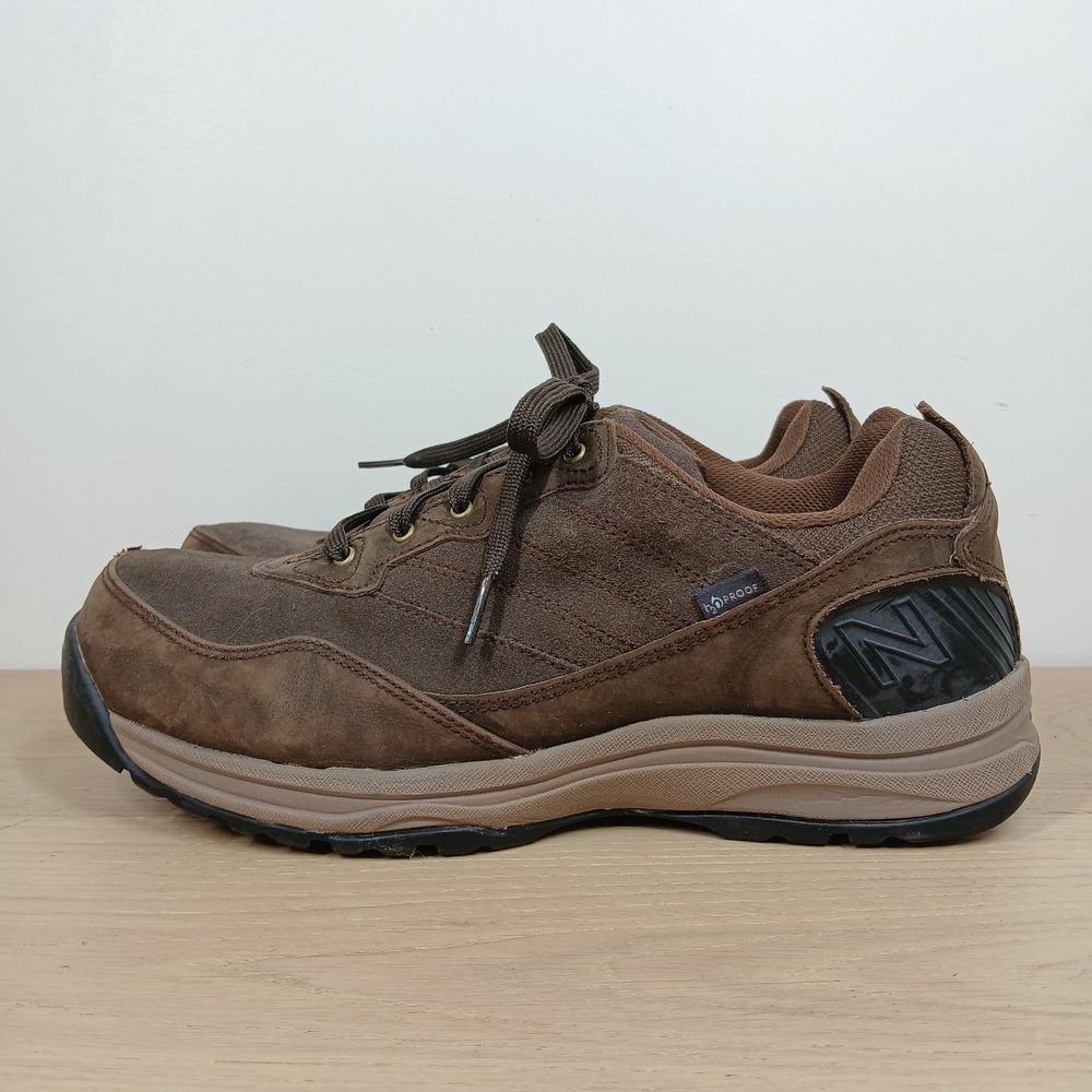 New Balance 968 Sneakers Men 10.5 Brown Leather Comfort Orthopedic Walking Shoes - Picture 2 of 11